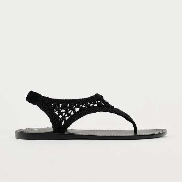 ZARA LOW HEEL SANDALS - Picture 3 of 8